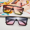 Fashionable sunglasses, square glasses solar-powered, 2020, European style