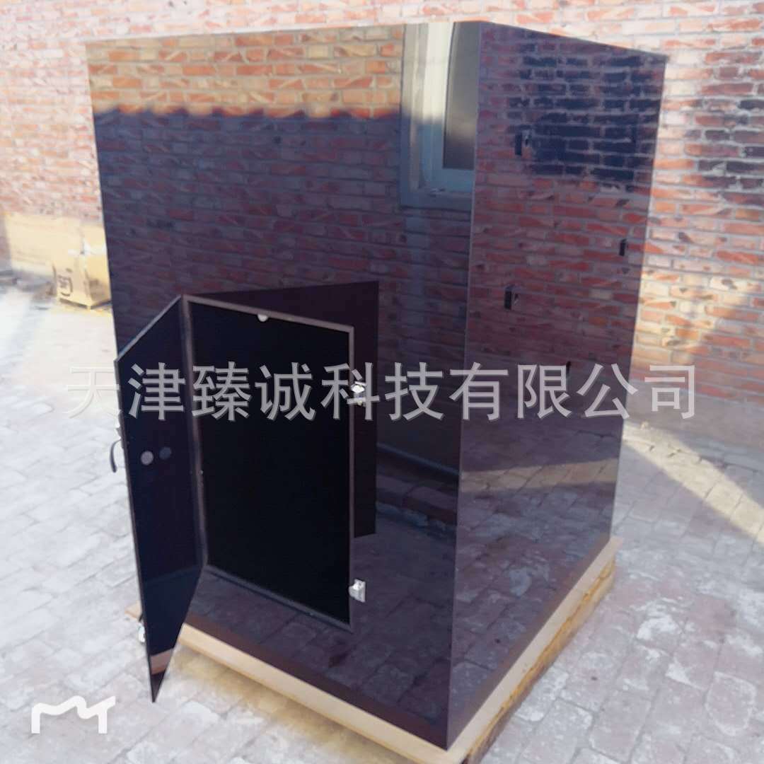 厂家提供亚克力有机玻璃黑色箱体 大型箱子  加工定制