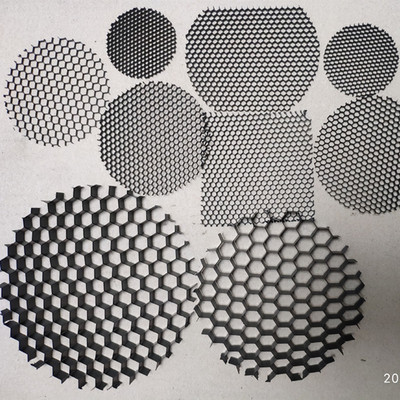 铝蜂窝网 LED射灯导光网黑色防眩格栅灯饰蜂巢网铝蜂窝芯加工|ru