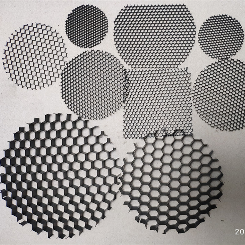 铝蜂窝网 LED射灯导光网黑色防眩格栅灯饰蜂巢网铝蜂窝芯加工|ru