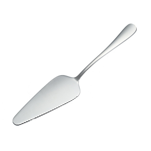Stainless steel cake spatula, titanium-coated with teeth, triangular spatula, pizza spatula, golden cake knife, baking tool