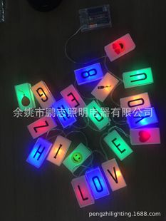 Mini Light Lamp Lampers Светодиодные световые струны струны буквы световой коробки