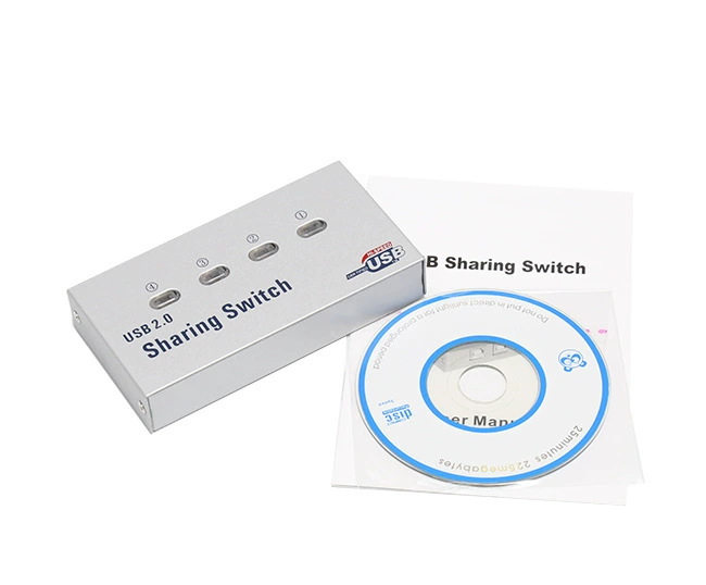 Сетевой принтсервер USB 2.0, USB переключатель общий для устройства, 2 порта USB, интерфейс USB 2.0 принтера