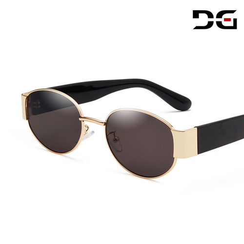 Trendy small-frame metal retro cross-border sunglasses European and American personalized fashionable sunshade sunglasses cross-border manufacturer