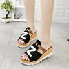 Summer slide platform, non-slip slippers for leisure, waterproof high matte heel sticker, 2019