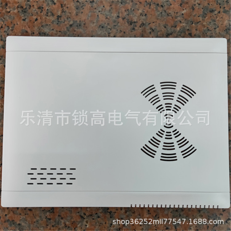 新款光纤入户信息箱塑料面板白色光纤弱电箱面板户内信息箱400300