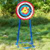 Big set, plastic bow and arrows for darts with accessories, target, 1m