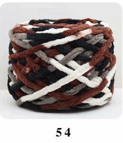 Tira de hielo hilo de una sola hebra de lana gruesa aguja de palo de tejer manta zapatillas hilo bufanda sombrero bufanda hilo de algodón fábrica al por mayor