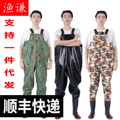 Yuqian factory direct thickened underpants half-length nylon fishing catch fish fishing one-piece water pants water waterproof pants Yuqian factory direct thickened underpants half-length nylon fishing catch fish fishing one-piece water pants water waterproof pants