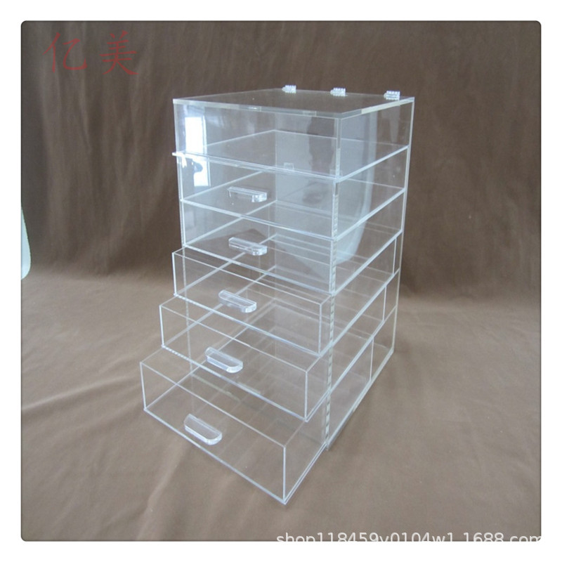 批发 透明亚克力盒子 方形亚克力展示盒 有机玻璃防尘盒定做