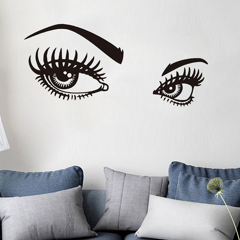 New Sexy Eyes Wall Stickers Girls Bedroo...