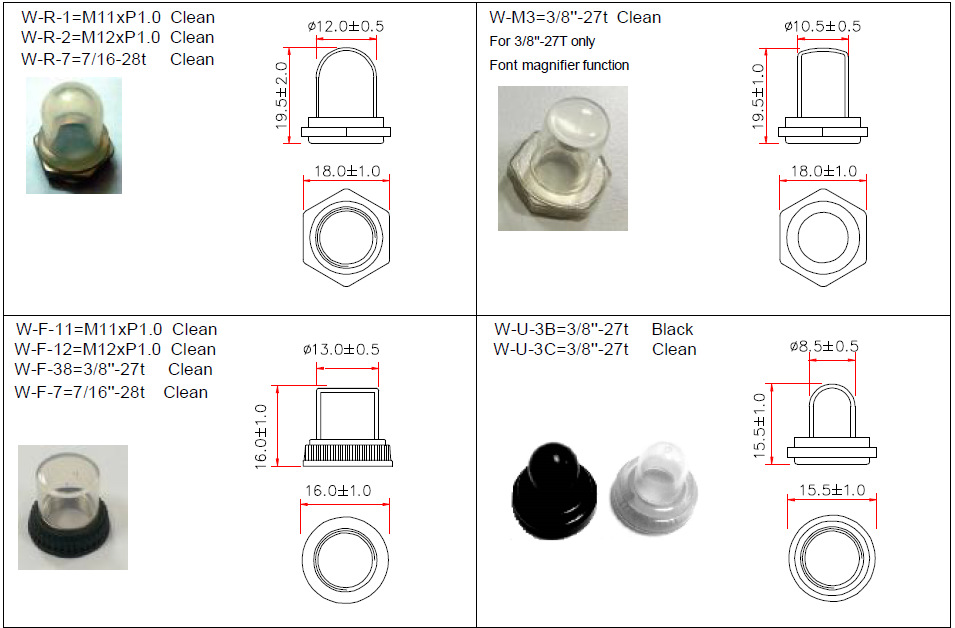 过载保护器防水帽1