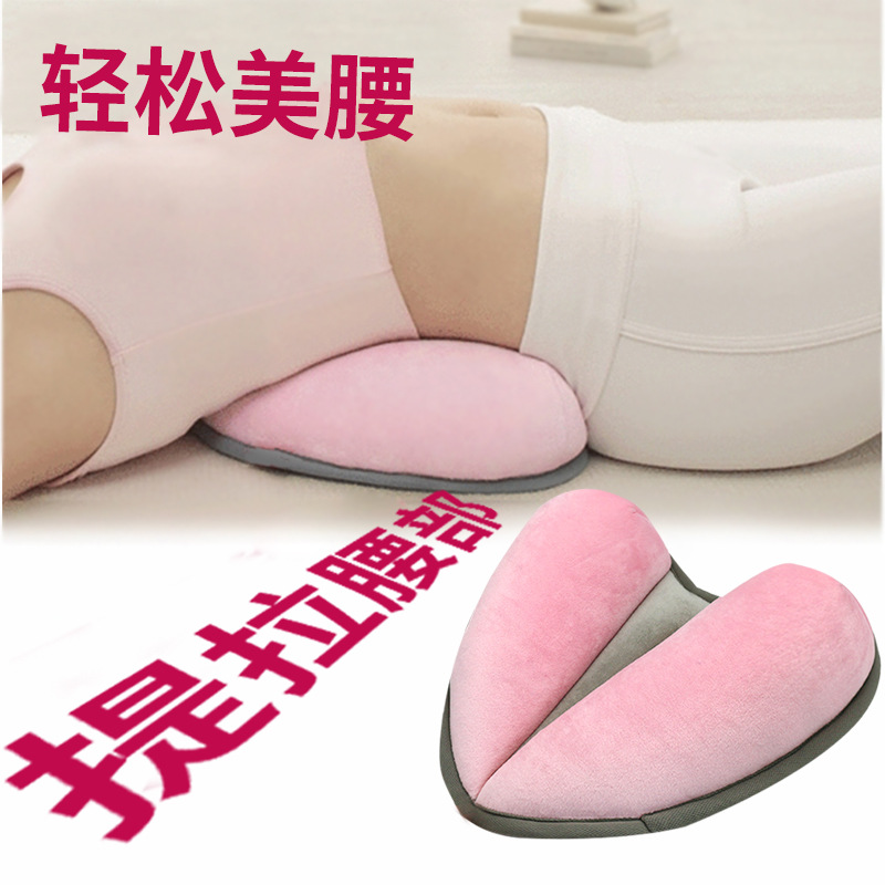 Don't be a little belly woman. Japan U.S. abdomen Lumbar pillow Velvet Yoga pillow relieve Waist pressure The abdomen Lumbar pillow