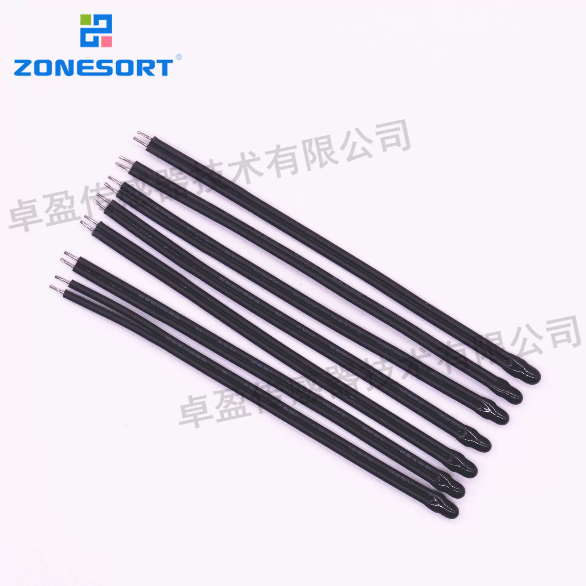 104F 3950 1% 28 линия эпоксидной инкапсулированный небольшой угрей ПВХ Термистор для зарядки питания