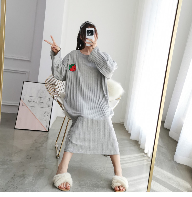 Grey Strawberry Dress