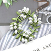 Fashionable green retro brooch from pearl lapel pin