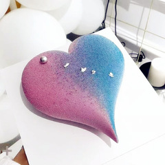 Single Pointed Heart Valentine's Day Cake Silicone Cake Mold French Dessert Mousse Cake Baking Mold