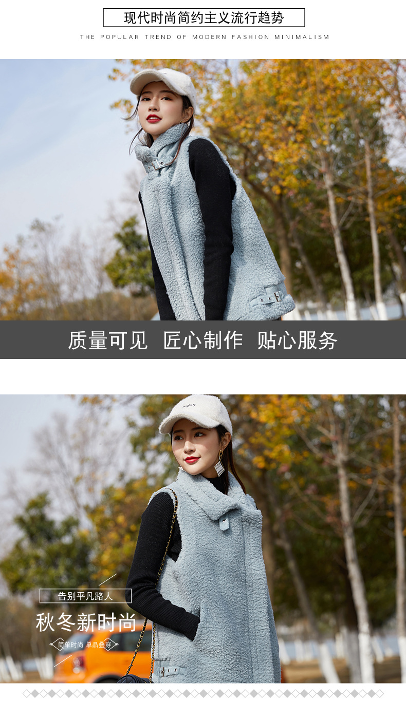 Gilet femme en poil de chameau - Ref 3434704 Image 7