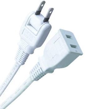 长期供应日本纯铜电源线 日规两芯三芯延长线 日标插头线 电源线