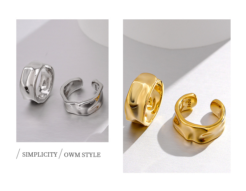 5g Weight Ear clips Classification 1 Piece Quantity Daily Occasion 925 Sterling Silver Material C Shape Pattern Women'S Gender Plating Design Simple Style Style 1 Piece 925 Sterling Silver C Shape Ear Clips 7