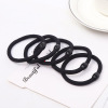 Korean beads Basic hair rope 06 black high elastic bold, simple bottoming ring head rope 2 yuan store goods