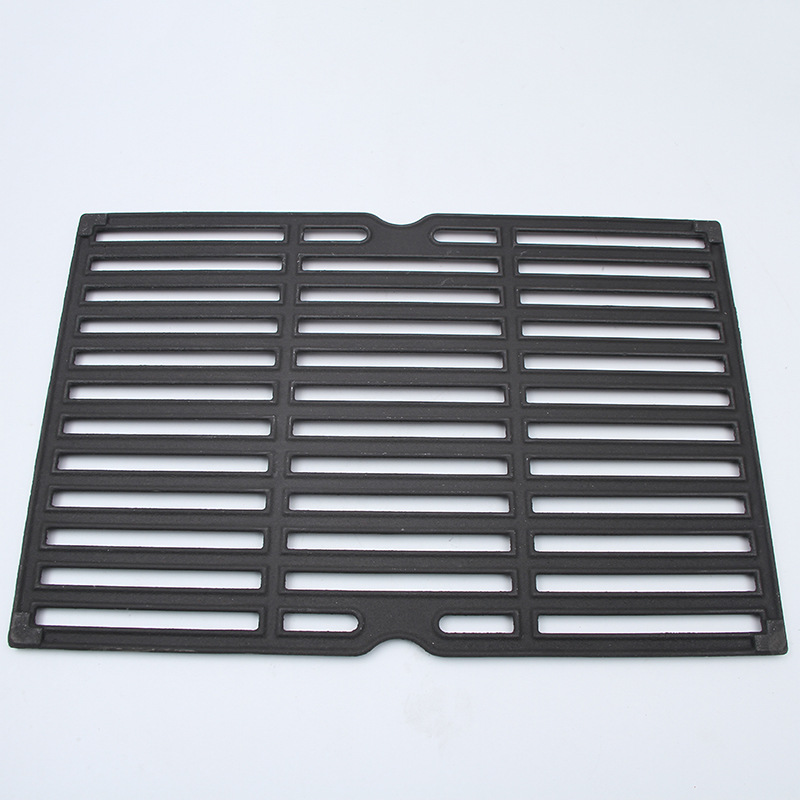 生鐵燒烤網 搪瓷鑄鐵方形烤架49*28 戶外bbq烤爐工具外貿廠家定做