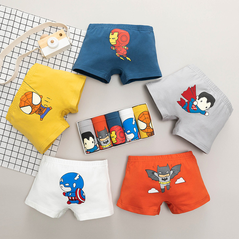 Children's cartoon underwear pure cotton...