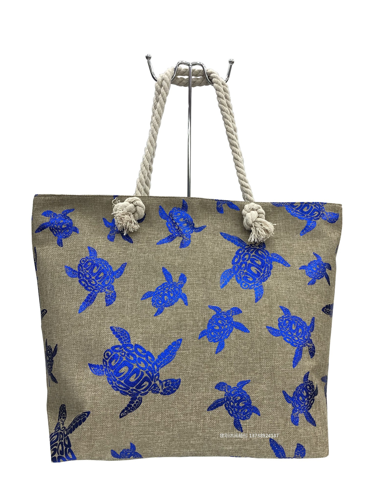 395烫金海龟 蓝色