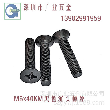 廠家產銷環保黑色十字螺絲釘環保黑色非標螺釘環保黑色不銹鋼螺釘