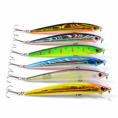 Lure 6-color Minnow Fish Bait 11cm/9.2g Cross-border Laser Imitating Artificial Fishing Bait Plastic Hard Bait