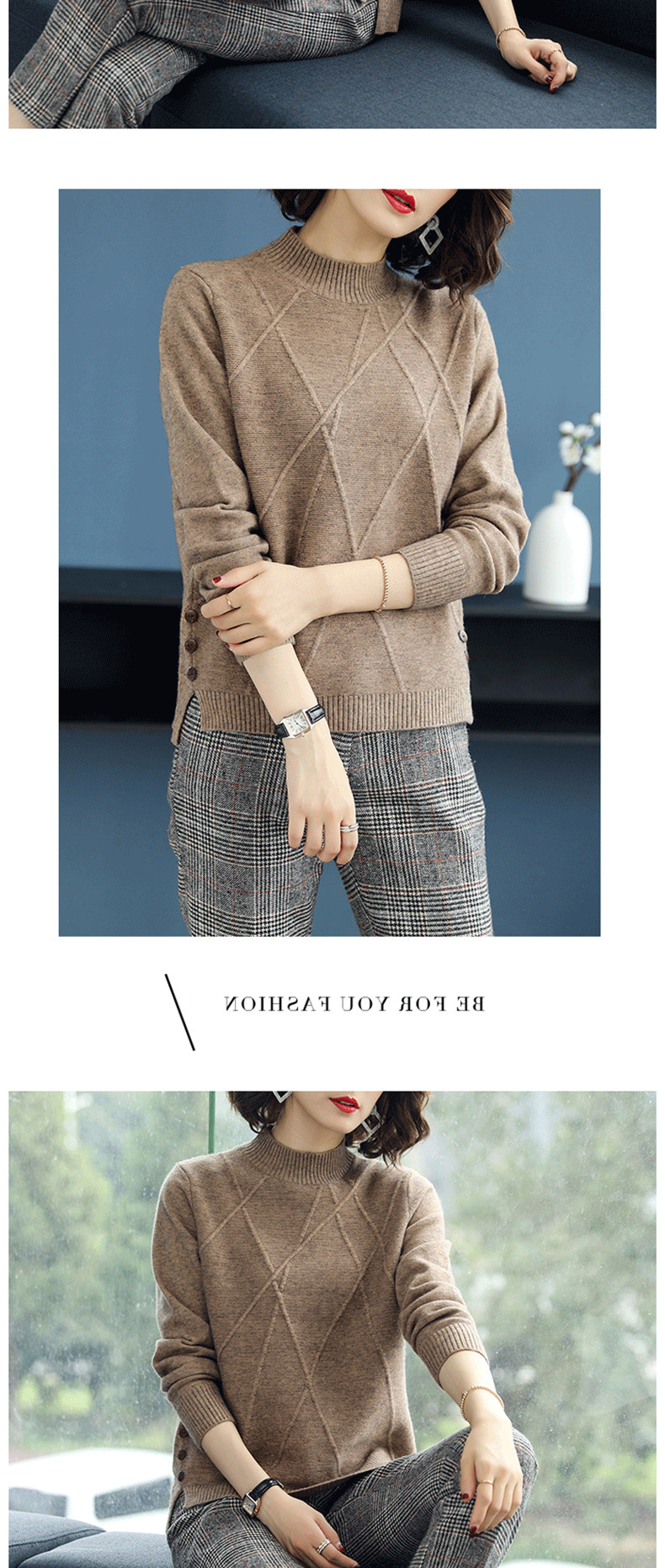 Pull femme en Fibre de polyester Polyester  - Ref 3414128 Image 19