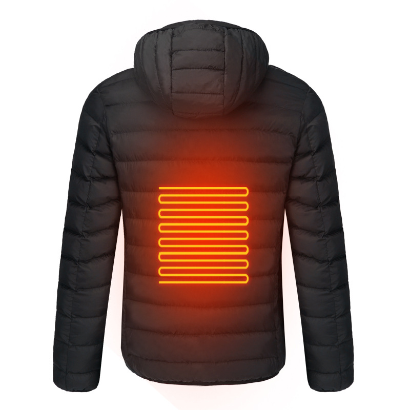 跨境电商新款发热服 电热服保暖工作服电热发热夹克 骑行发热服