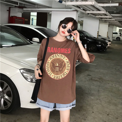 6535棉短袖t恤女2019新款夏装学生韩版宽松百搭ins很仙的上衣洋气