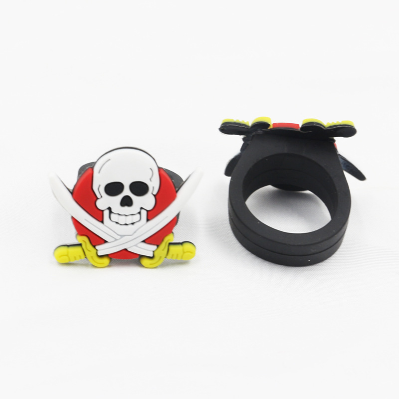 Fashion Geometric Skull Silica Gel Rings display picture 6