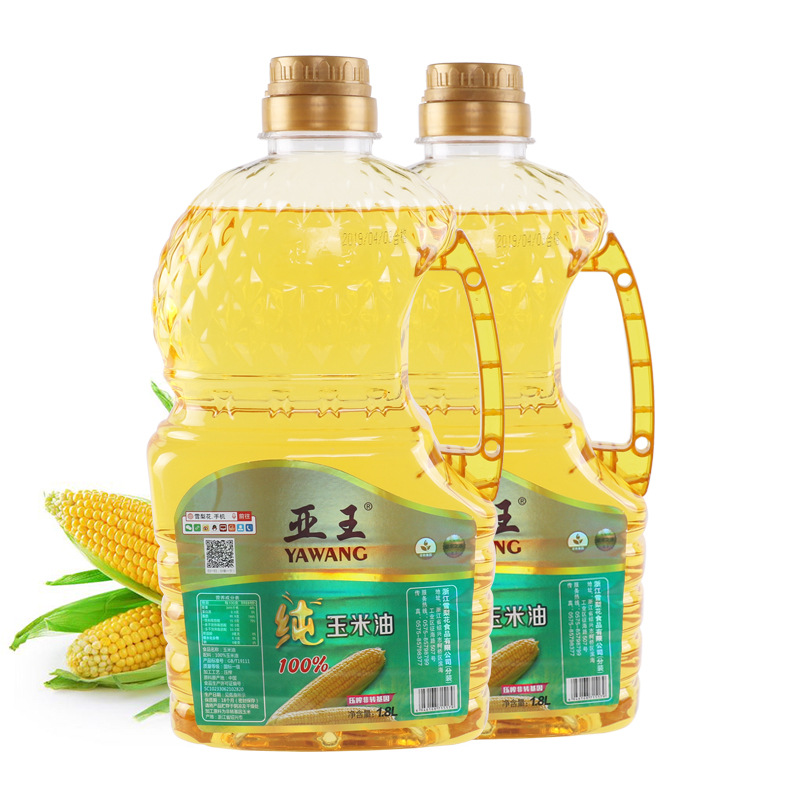 天然植物鲜胚压榨玉米油 亚王玉米油 玉米食用油礼盒批发