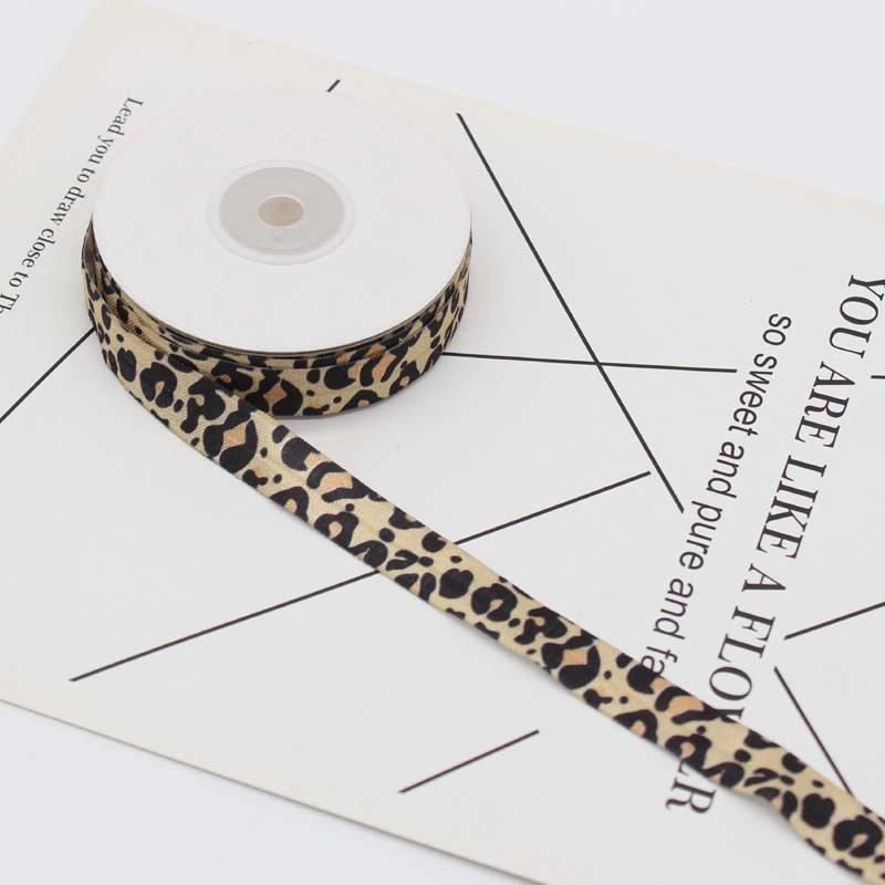 В наличии Эластичная лента с леопардовым принтом Взрывы Эластичная лента Лента для обертывания Южная Корея Спортивные штаны Шнурки Петля для волос