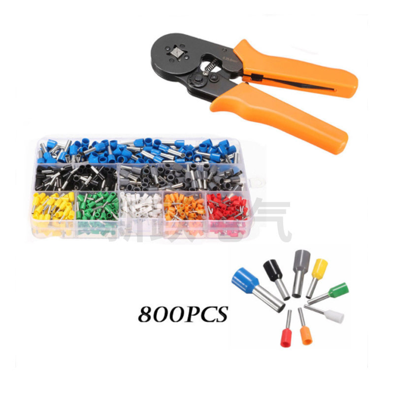 厂家直供  欧式管型压接钳电工压线钳手动工具管型套装ebay货源