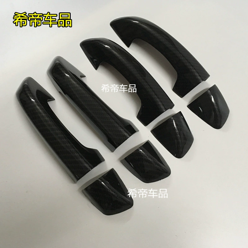 13-17 новые наклейки на ручку из углеродного волокна Lavida Golf 6 Новый Passat langxing ABS ручка для переноса воды