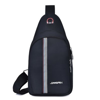 芊百荨春夏定制新款胸包防水耐磨尼龙布斜跨小包男女通用休闲包