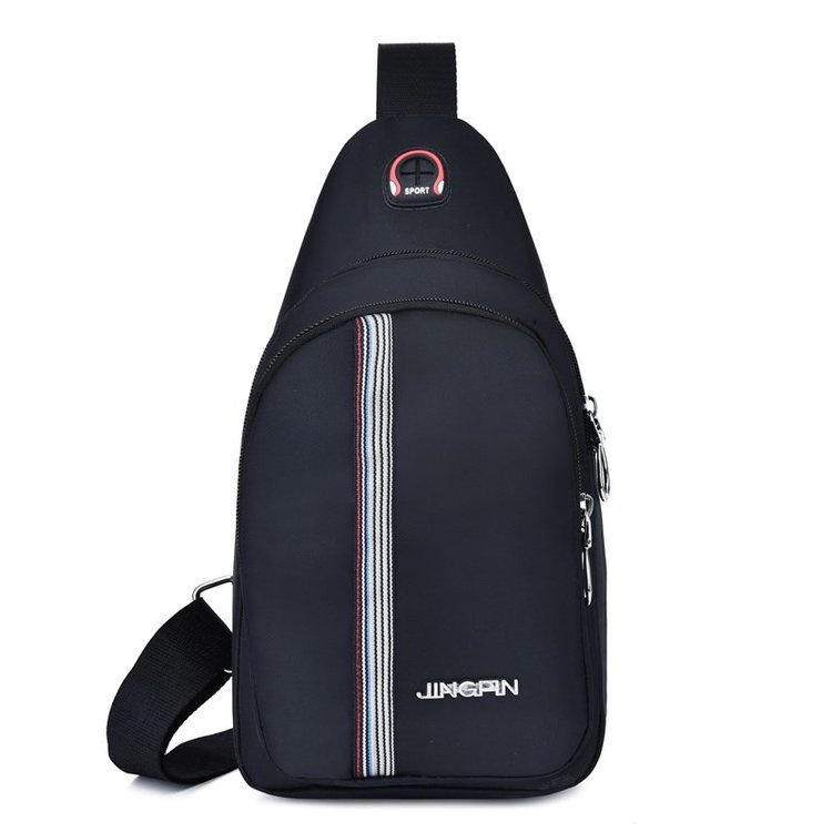 芊百荨春夏定制新款胸包防水耐磨尼龙布斜跨小包男女通用休闲包