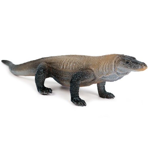 Cross-border simulated real-life static wild animal model children's toy monitor lizard Komodo dragon plastic ornaments