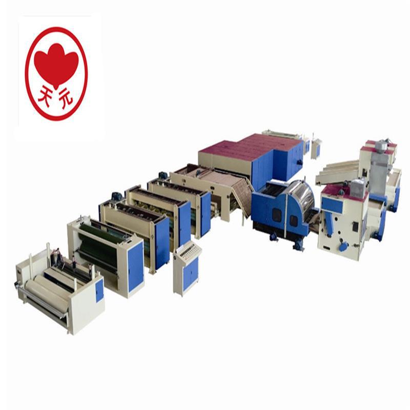 厂家加工预制棉被生产线 WJM-2无胶棉生产线