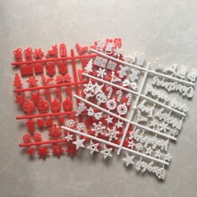 新款式 现货 圣诞款 塑料字母装饰木质毛毡儿童字母板