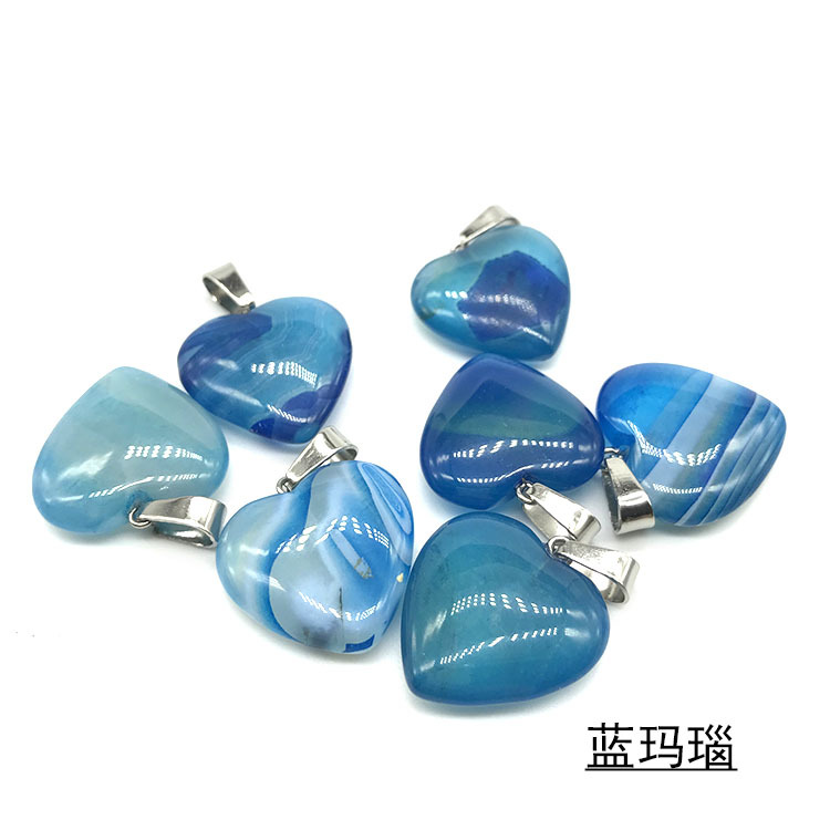 Agate Couleur Unie Satin Pendentif display picture 25