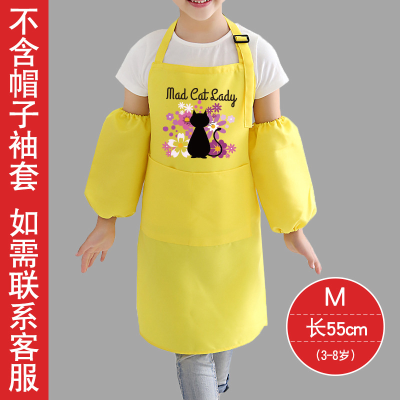 Niños DIY pintura ropa impresión personalizada LOGOTIPO delantal anti-incrustante para niños de jardín de infantes arte pintura