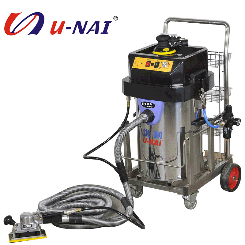 供应汽车喷漆可移动经济型无尘干磨系统 实用型 中央集尘桶，无尘