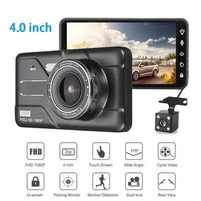 新款金属4寸触摸IPS屏行车记录仪高清双镜头Touch Video Recorde|ms