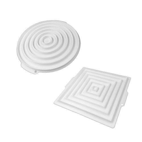 Planet cake mousse ring mold Internet celebrity cake double-sided corrugated silicone ring mold diy baking mousse ring