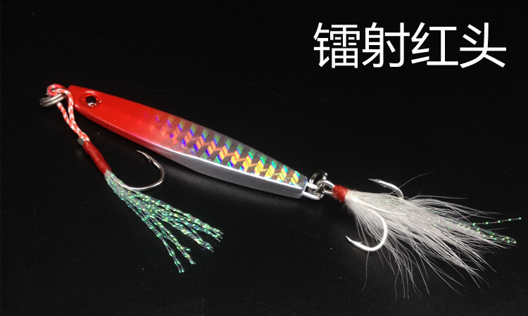 Metal Jigging Spoon Lure Vertical Jigs Bass Trout Fresh Water Fishing Lure