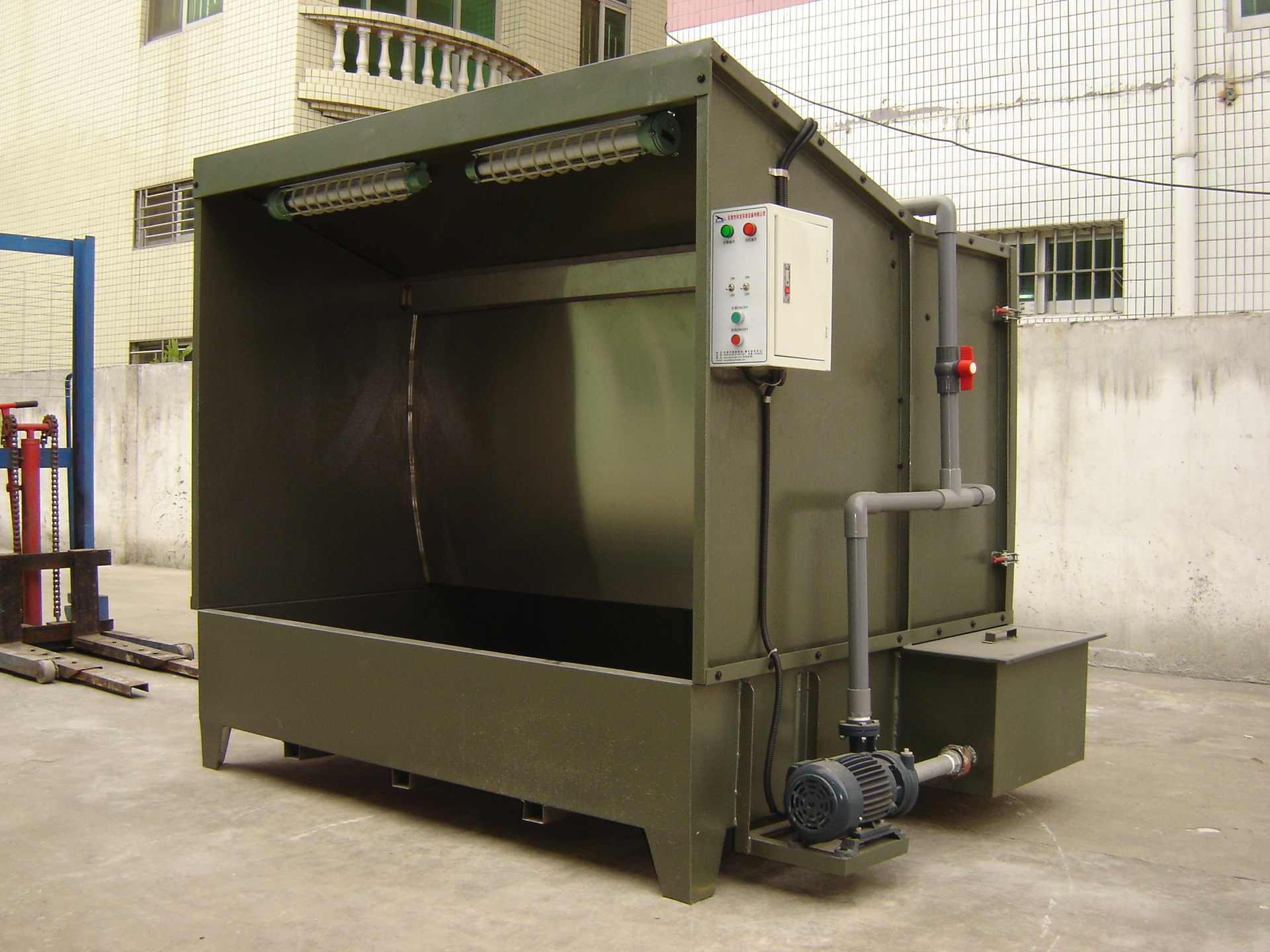 供应福建单工位水濂柜，水濂喷漆柜，水帘柜